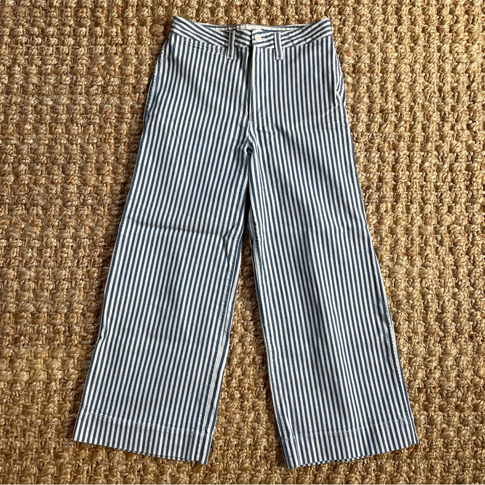 Madewell Emmitt wide leg cropped pants